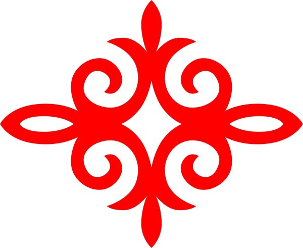 Орнамент казахский национальный