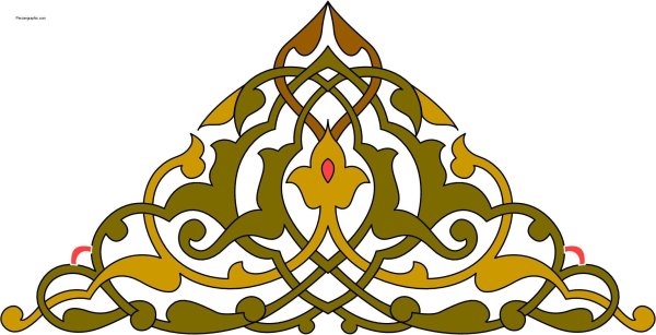 Восточный угловой орнамент