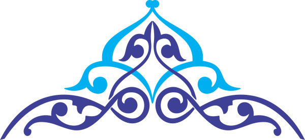 Национальный узор тюбетейки Узбекистана вектор