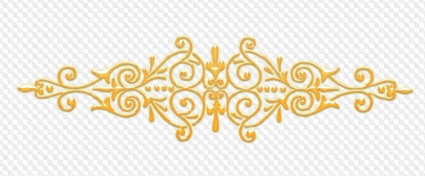 Казахский орнамент золотой