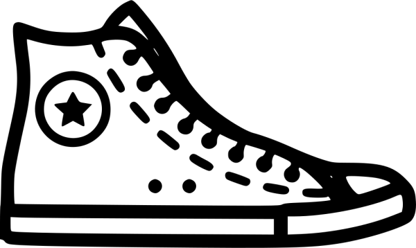 Силуэт кроссовок