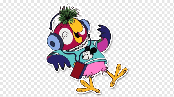 Попугай Кеша без фона