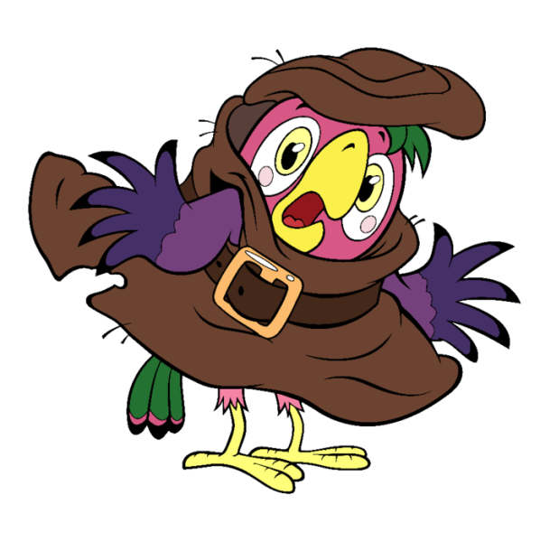 Персонажи Союзмультфильм попугай Кеша