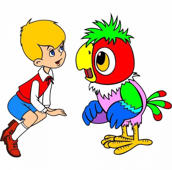 Сказочные герои попугай Кеша