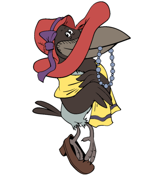 Герои мультиков в шляпах