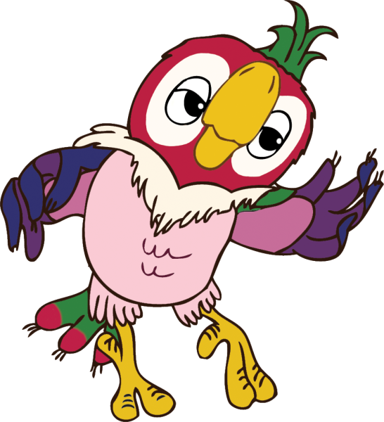 Мультяшные герои попугай Кеша