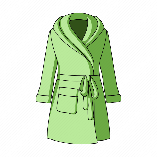 Мультяшный халат ребенку