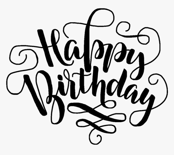 Happy Birthday надпись