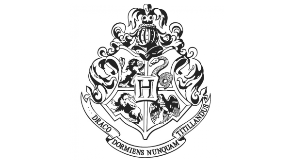 Герб Хогвартса из Гарри Поттера