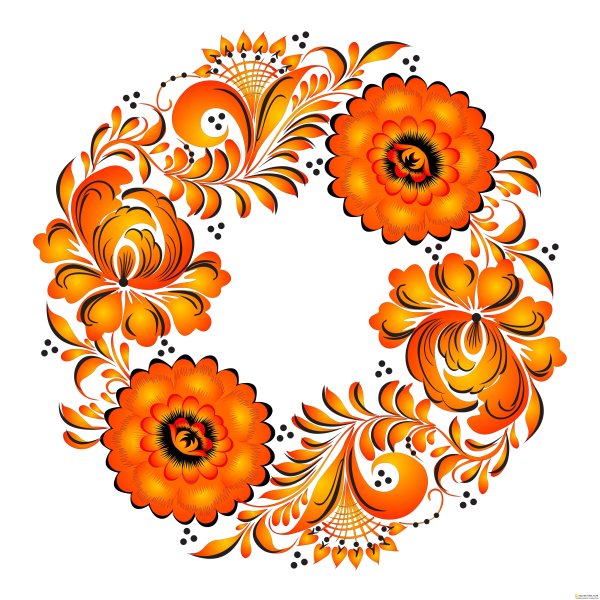 Хохлома узор