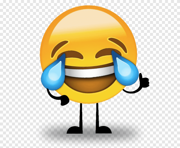 Смеющийся смайлик со слезами