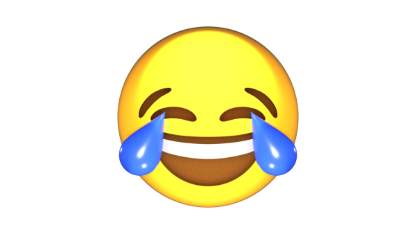 Смайлик смеха со слезами