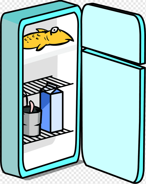 Холодильник мультяшный