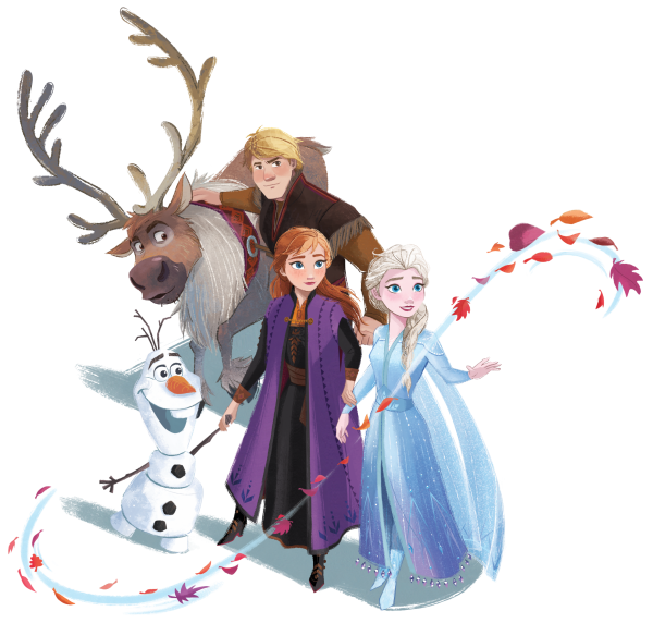 Герои мультика Эльза Холодное сердце