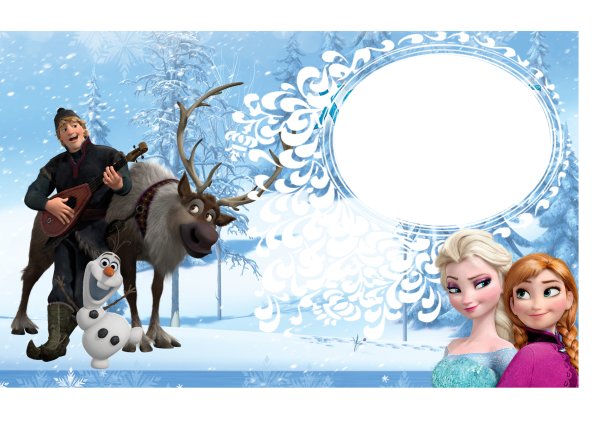 Рамка Холодное сердце