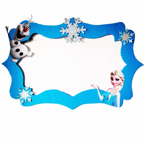 Рамочка в стиле Холодное сердце