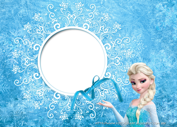 Рамка в стиле Эльзы