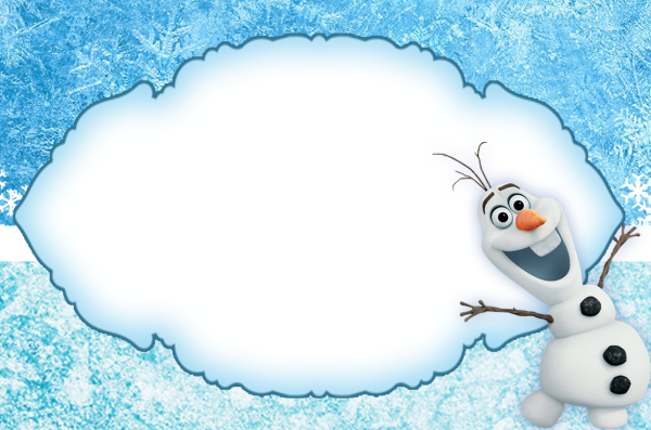 Рамка в стиле Холодное сердце