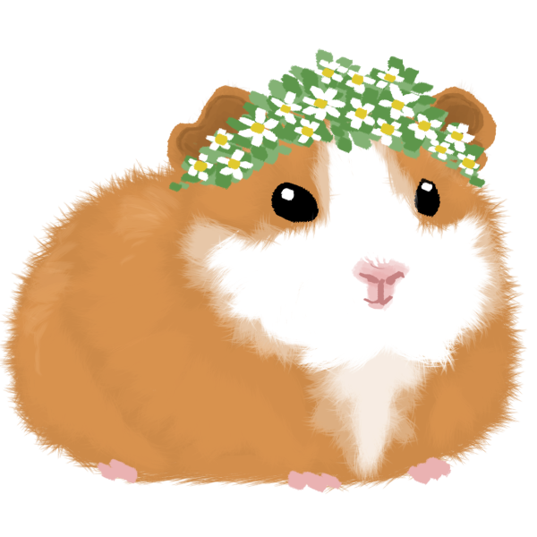 Хомяк мультяшный милый