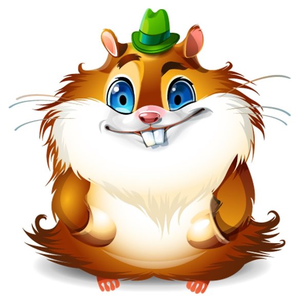 Хомячок мультяшный