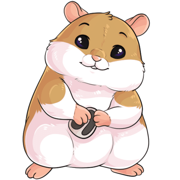 Хомячок без фона