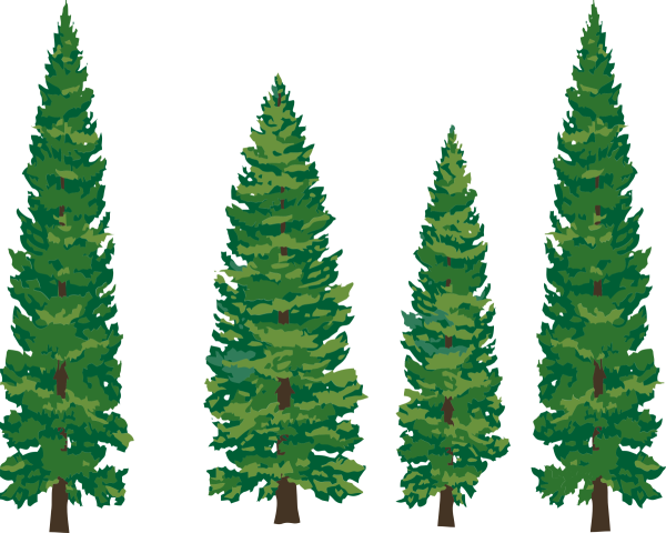 Дерево елочкой