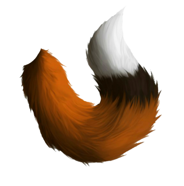 Хвостик на прозрачном фоне