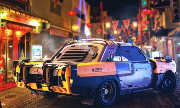 Cyberpunk 2077 машины Жига