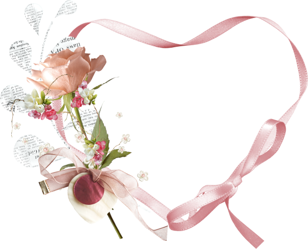 Рамки для фотошопа на прозрачном фоне нежные