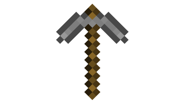 Каменная кирка из МАЙНКРАФТА