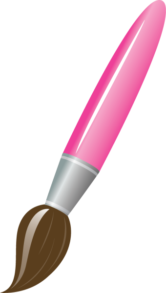 Ребенок с кисточкой