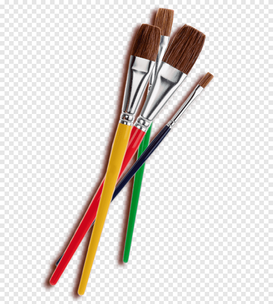 Кисть на прозрачном фоне