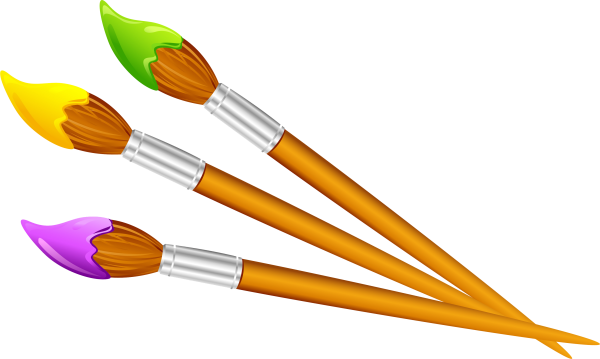 Ребенок с кисточкой