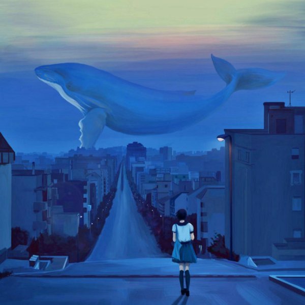 Синий кит в небе