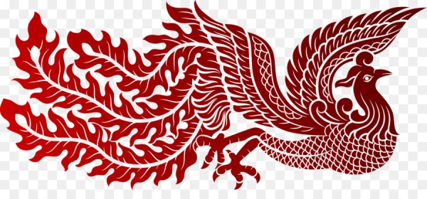 Китайские орнамент Фэнхуан