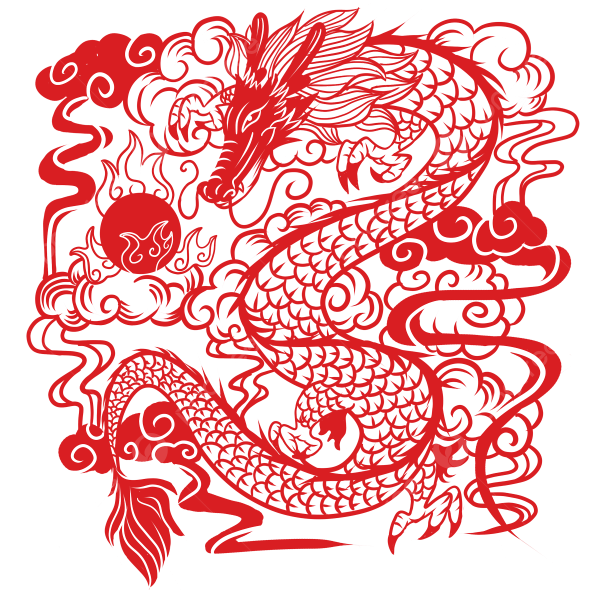 Драгон китайский вектор