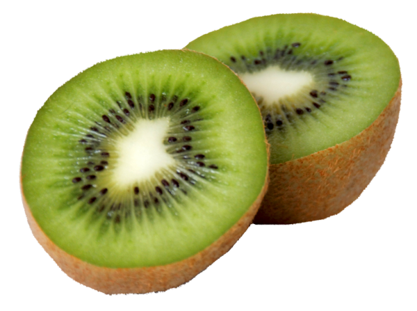 Киви на прозрачном фоне