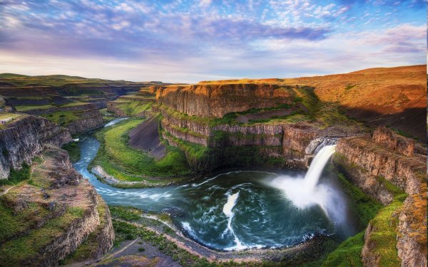 Водопад Palouse, США.