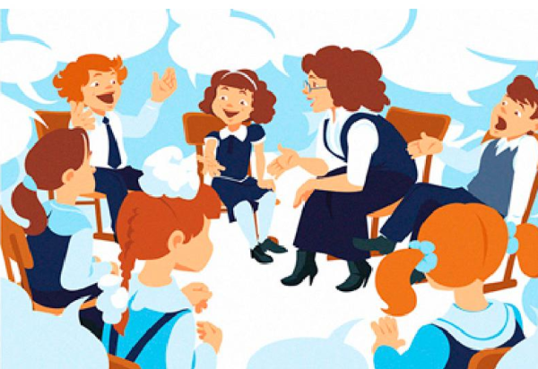 Учитель и ученик иллюстрация