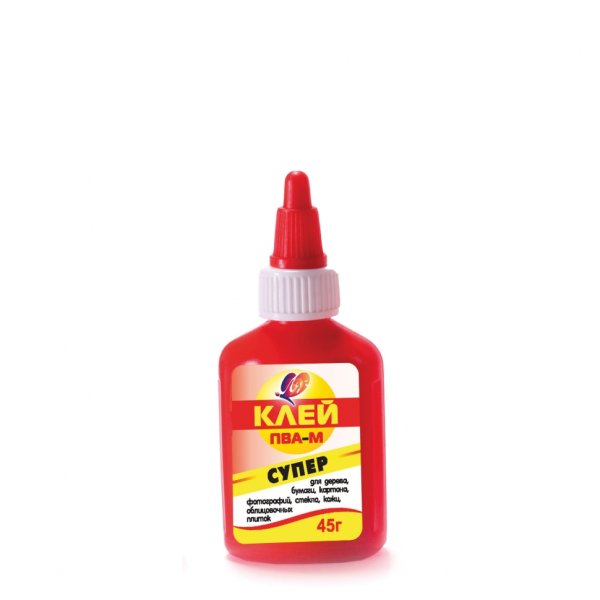 Клей ПВА BRAUBERG (бумага, картон, дерево), 65 г, 222924