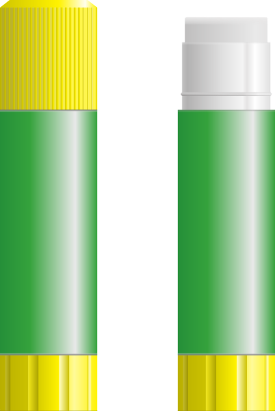 Клей на прозрачном фоне