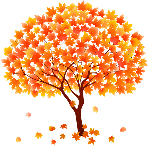 Сказочное осеннее дерево