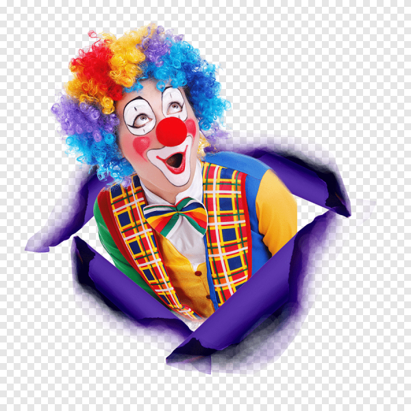 Клоун мультяшный