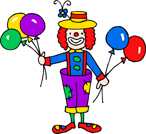 Клоун с шариками