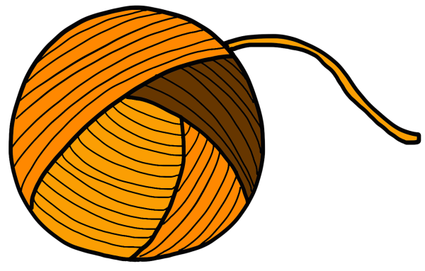 Клубок пряжи рисунок