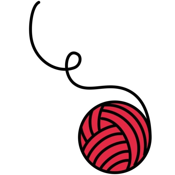 Клубок ниток вектор