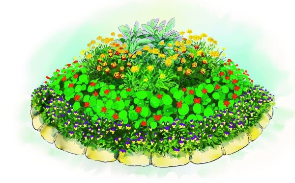 Клумба для детей