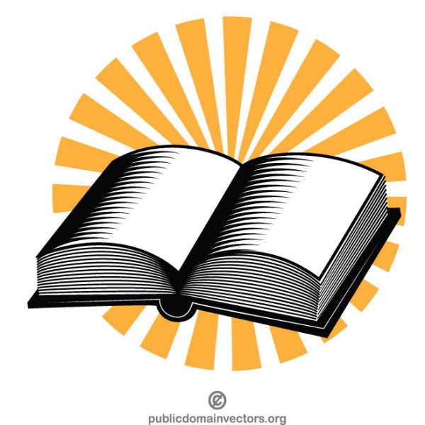 Открытая книга символ