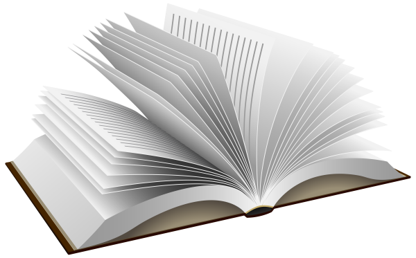 Кнкнига на прозрачном фоне