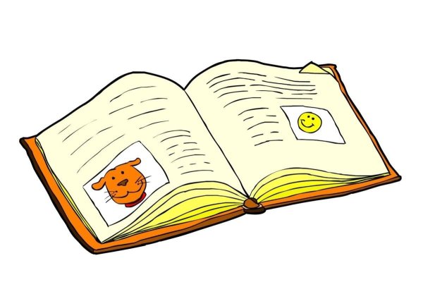Книжка на прозрачном фоне